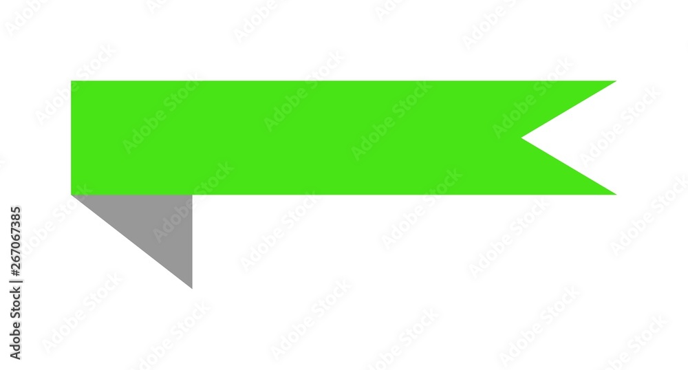 Grünes Lesezeichen Banner mit Textfreiraum Grünes Lesezeichen Banner mit Textfreiraum