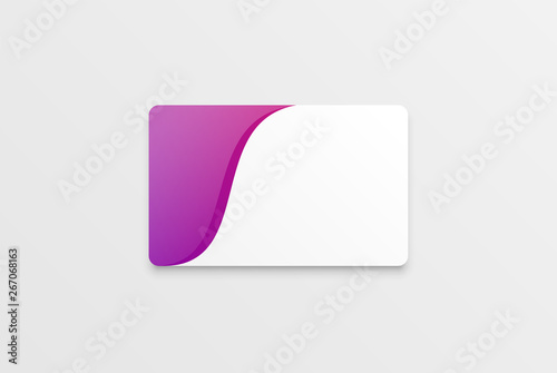 Free Download Colorful modern white card template with colorful design - GFXLoad