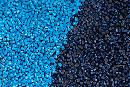 Pattern of light blue and dark blue polymers photo