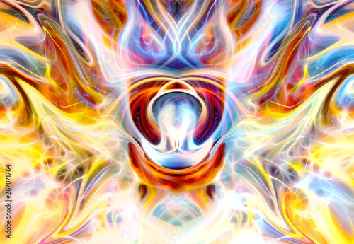 abstract background with sw...