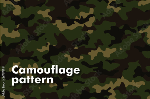 Military camouflage seamless pattern