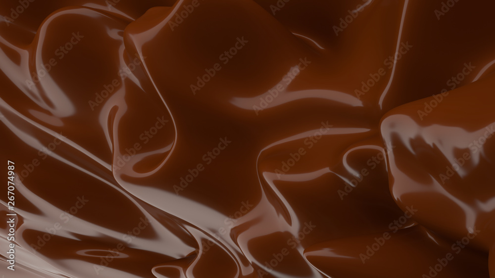Liquid Chocolate background. Melted dark Chocolate. Wave brown background. Chocolate. Liquid Chocolate background. Melted dark Chocolate. Wave brown background. Chocolate.