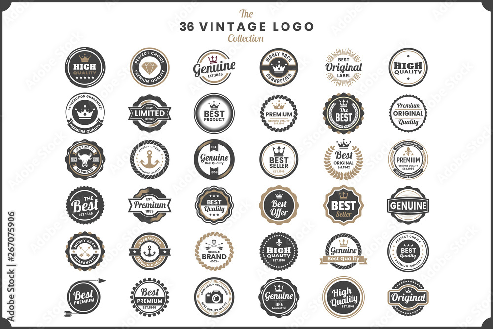 © toonsteb - Vintage Retro Vector Logo for banner