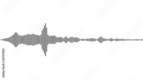 Simple Audio Waveform sound waves loop