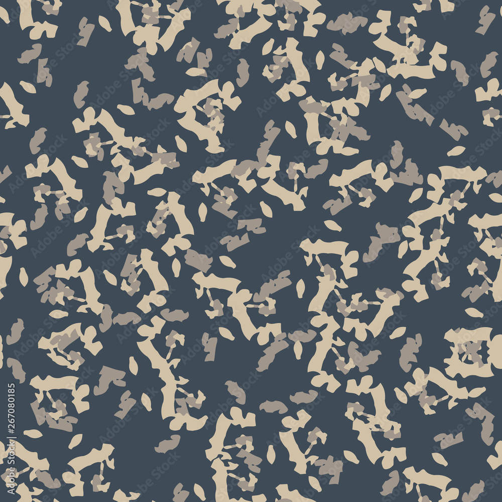 Urban camouflage of various shades of beige, grey and blue colors Urban camouflage of various shades of beige, grey and blue colors