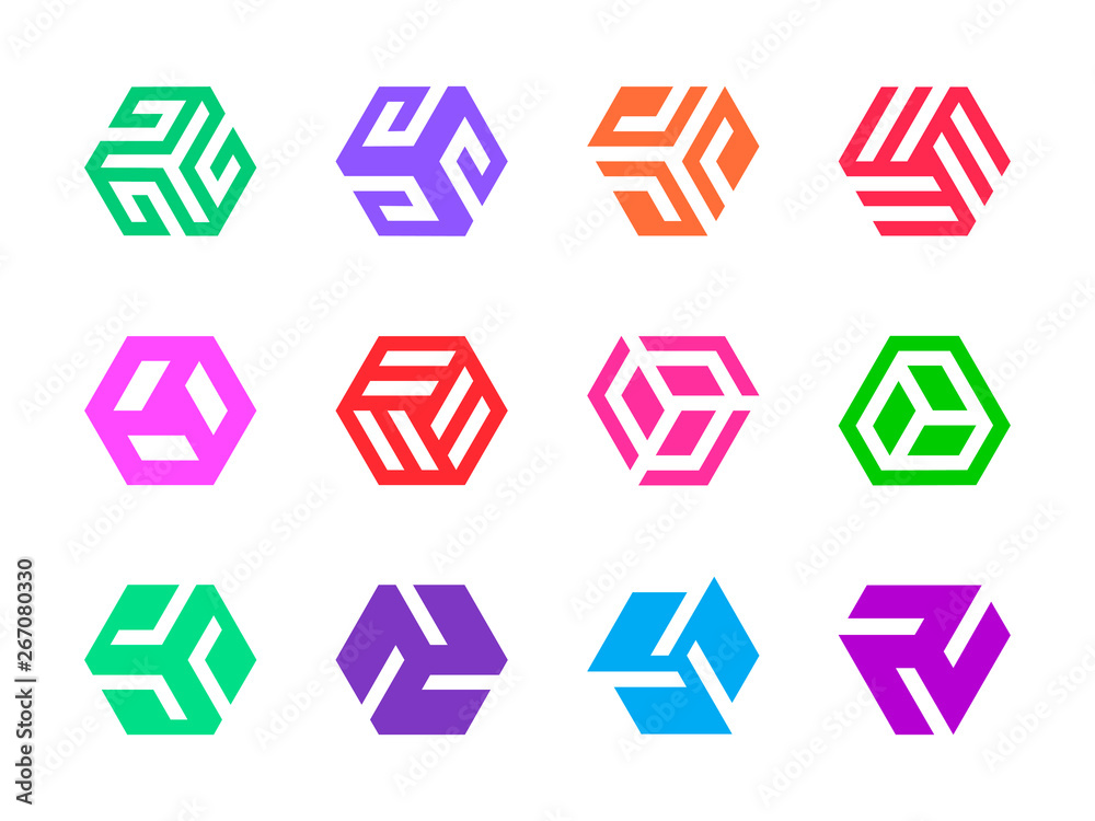 Colorful icon set on a white background Colorful icon set on a white background