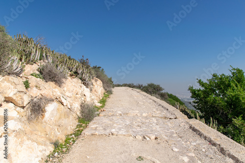 Road to Oufella in Agadr, Morocco