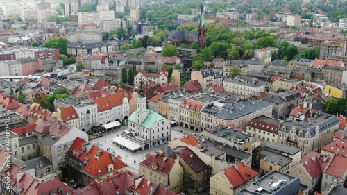 Gliwice- Miasto - Krajobraz z lotu ptaka