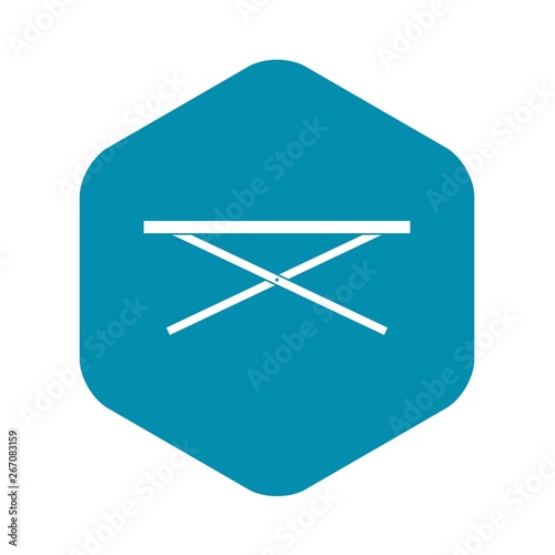 Market counter icon. Simple illustration of market counter vector icon for web