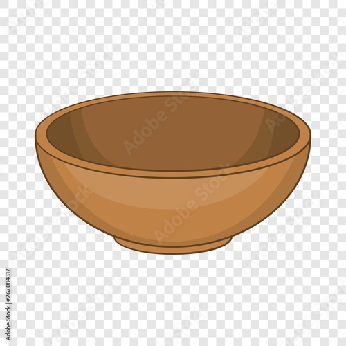 Big bowl icon. Cartoon illustration of big bowl vector icon for web