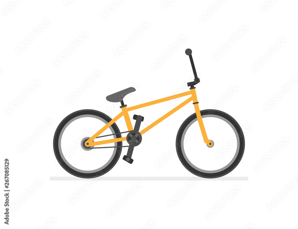 BMX Bike. isolated on white background