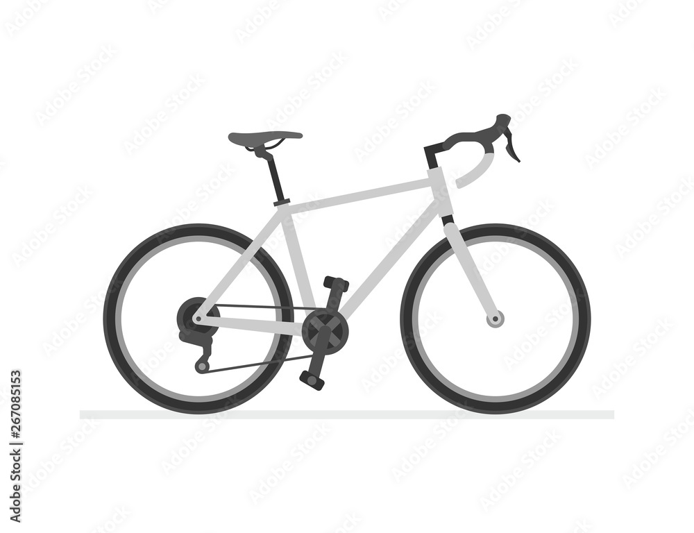 Road Bike. isolated on white background