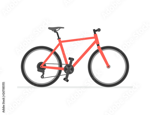 Hybrid Bike. isolated on white background