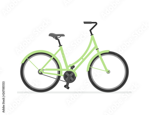 Dutch Bike. isolated on white background