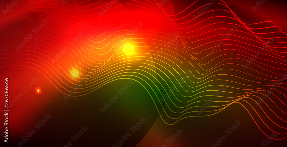 Shiny neon space background Shiny neon space background