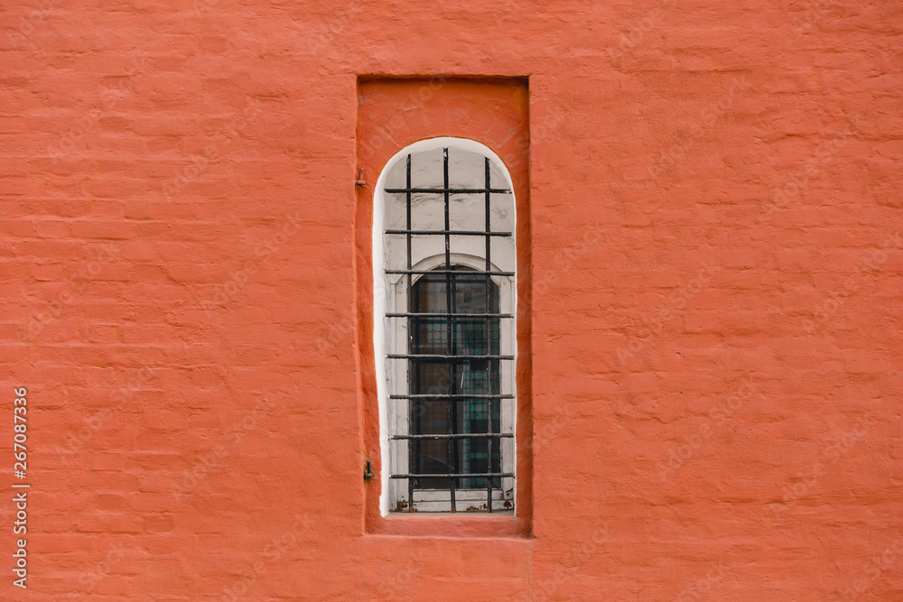 Window with grate Window with grate