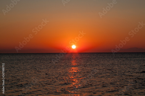 sunrise at Rhodes harbor in Greece © jaroslavkettner