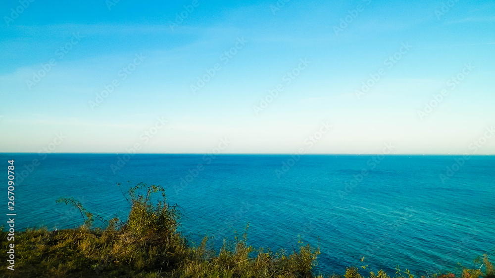 Baltic Sea from Cliff in Mechelinki, Poland. Baltic Sea from Cliff in Mechelinki, Poland.