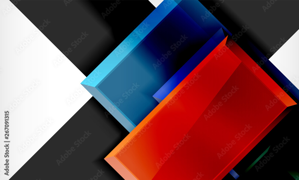 Color squares futuristic abstract background Color squares futuristic abstract background