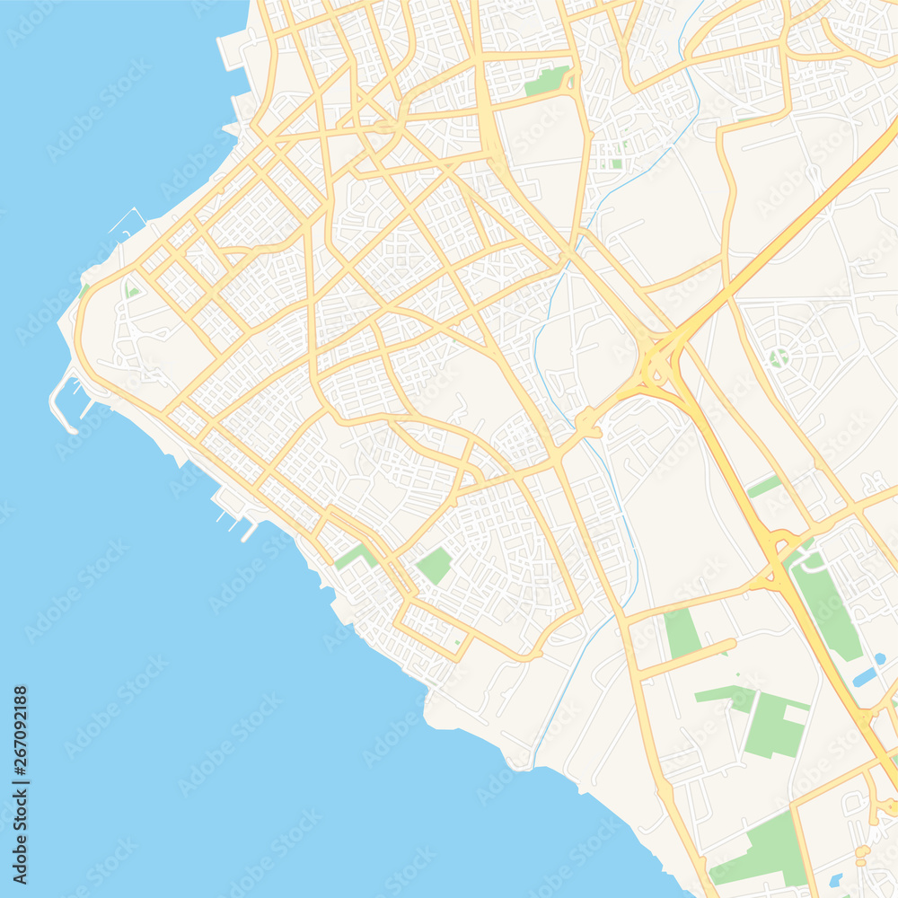 Kalamaria, Greece printable map Kalamaria, Greece printable map