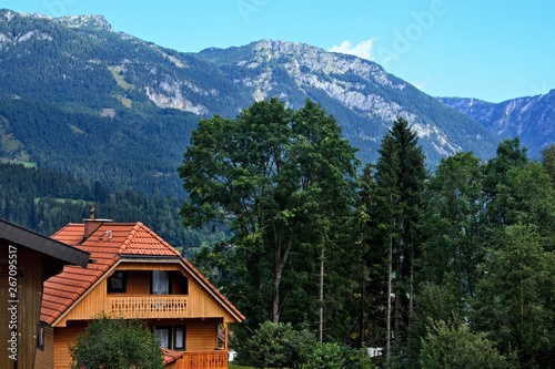 Austrian Alps-outlook of the Alps from Haus im Ennstal © bikemp