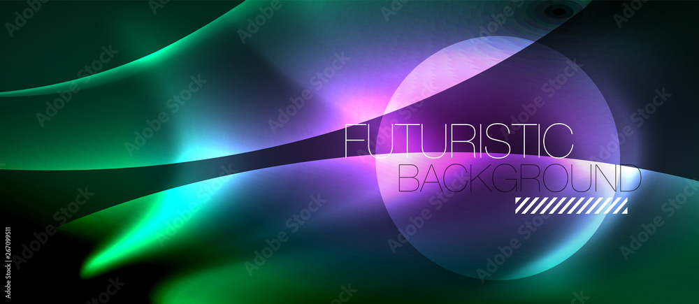 Glowing shiny light abstract background Glowing shiny light abstract background