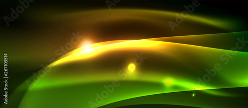 Neon light waves