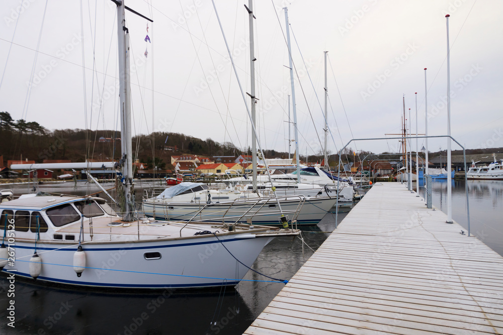 The port of Mariager, Jutland, Denmark
