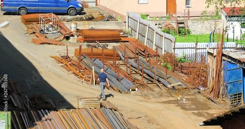 Ironmongery shop store yard rusty metallic supply photo