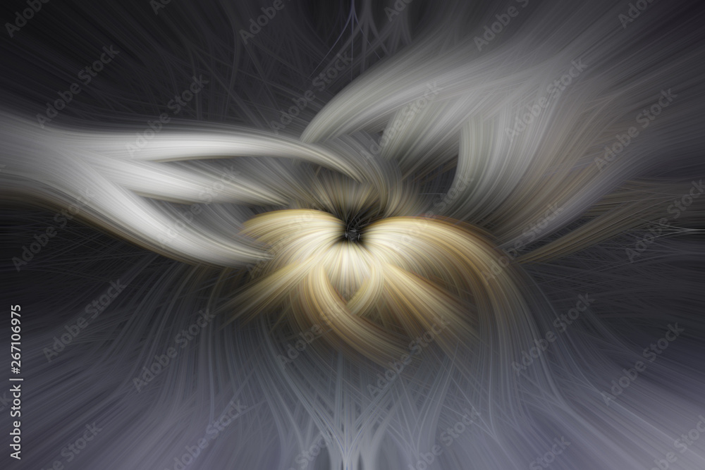 Naklejka premium Abstract Colorful Twirl Floral Background