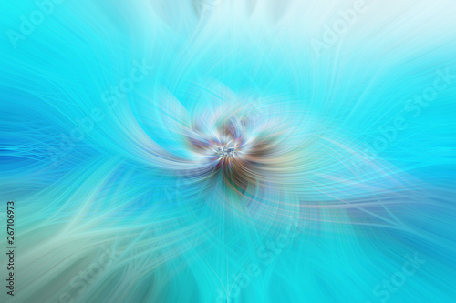 Abstract Colorful Twirl Floral Background