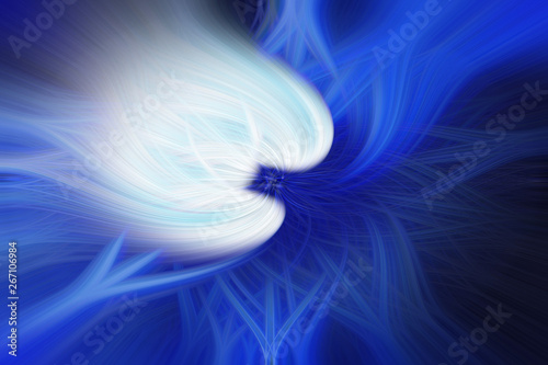 Abstract Colorful Twirl Floral Background