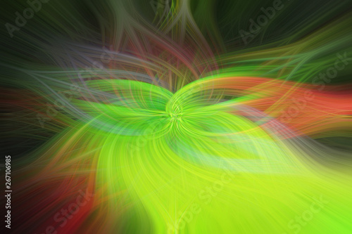Abstract Colorful Twirl Floral Background