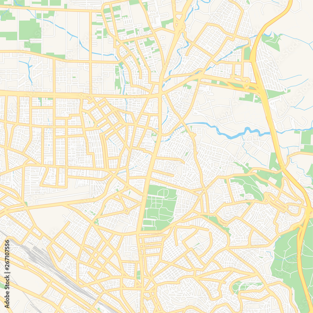 Stavroupoli, Greece printable map