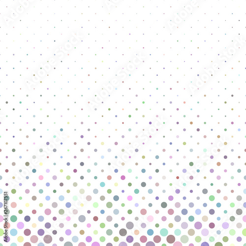 Colorful geometric circle pattern background - design from small dots