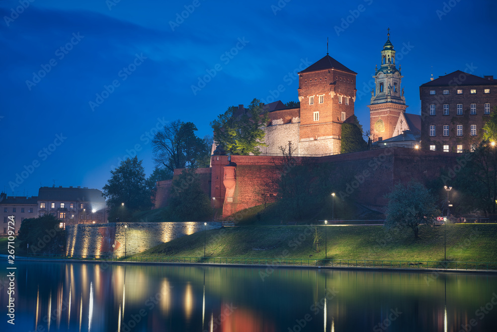 Krakow Castle & Blue Hour