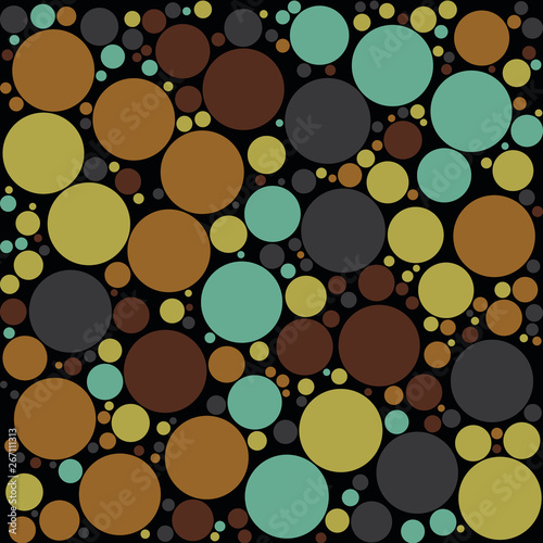 Abstract Colorful Dots Background Design