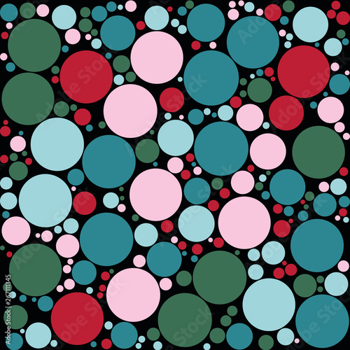 Abstract Colorful Dots Background Design