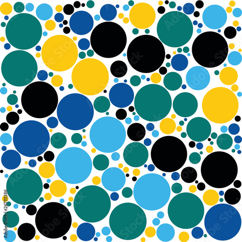 Abstract Colorful Dots Background Design