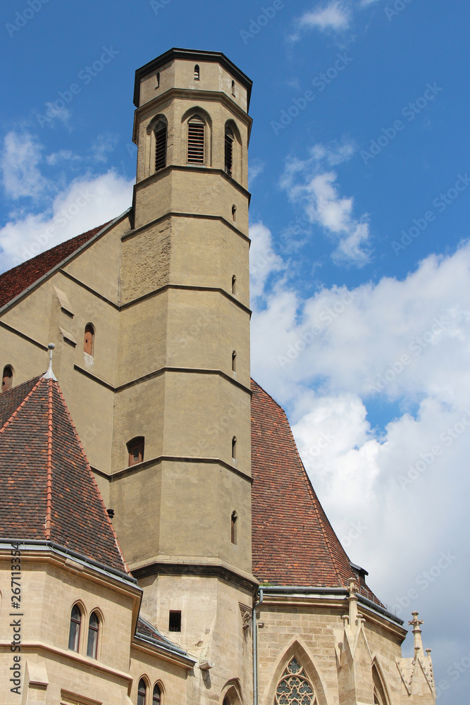 medieval church (Minoritenkirche) in vienna (austria)