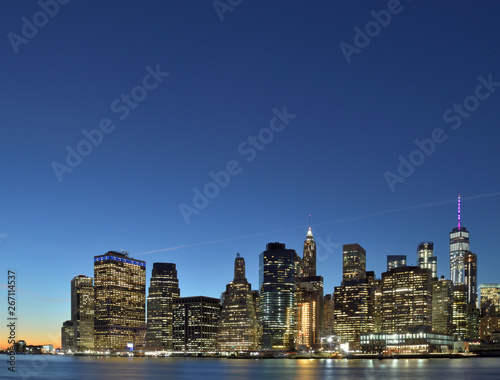 Lower Manhattan skyline. © mshch
