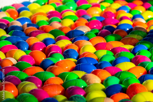 Colorful lucky egg ball for lucky draw game