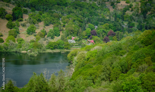 Rydal Water and surrounding Woodland