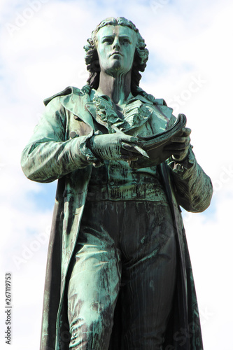 schiller monument in vienna (austria)