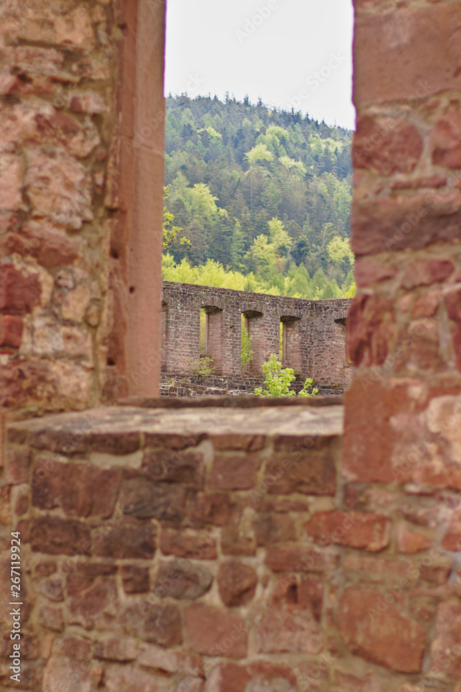 ruins of a monastery in Germany
