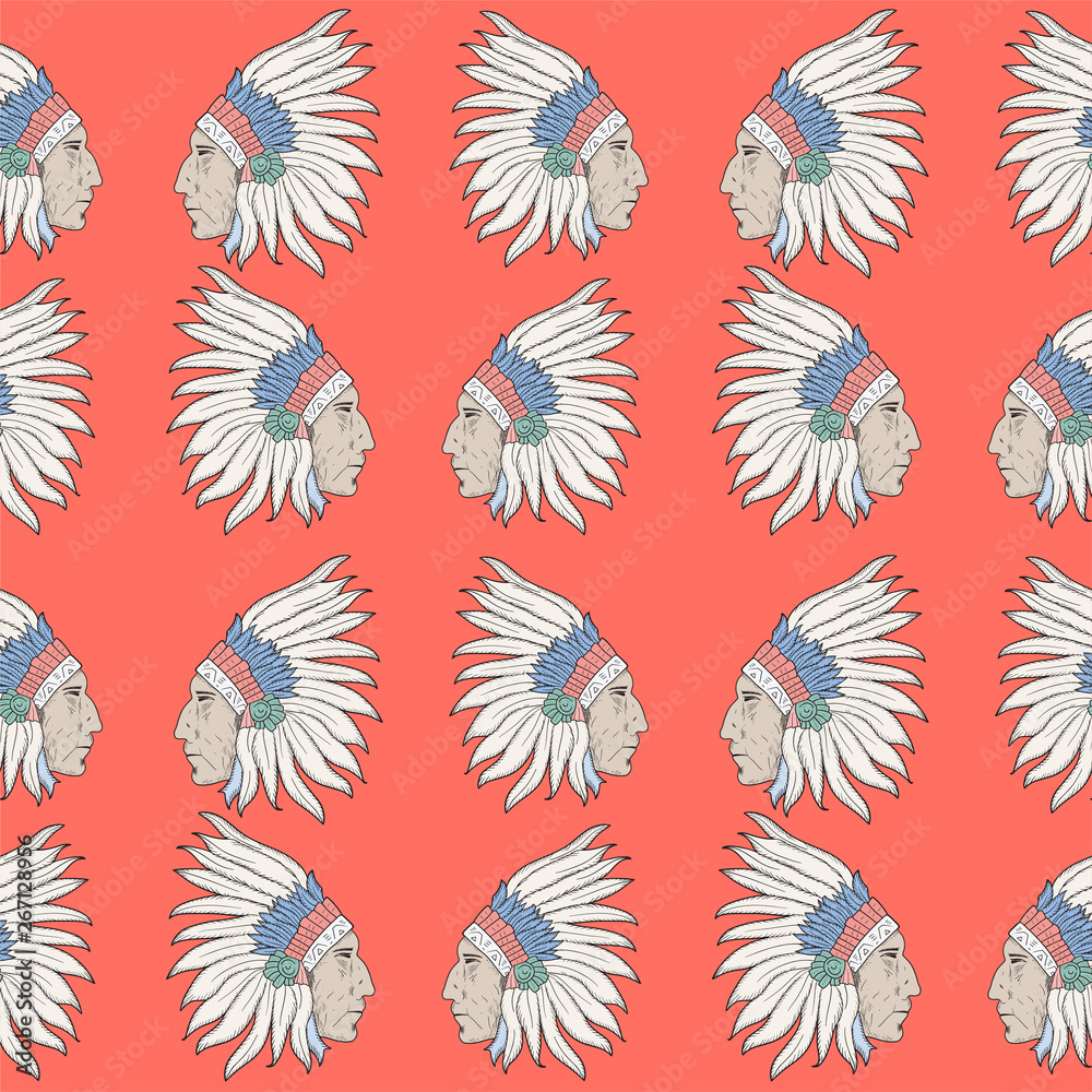 Obraz premium IndioPatternCoral