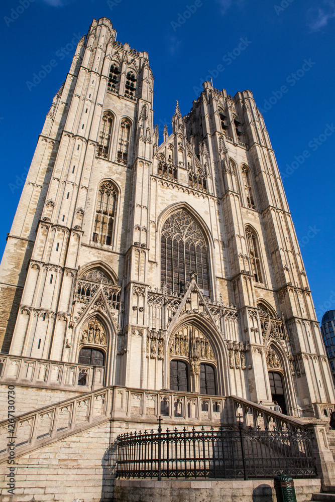 St Michael and St Gudula Cathedral in Brussels St Michael and St Gudula Cathedral in Brussels