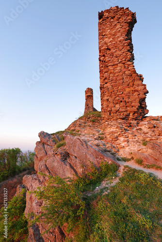 Siria Medieval Fortress in Arad County, Romania, Europe photo