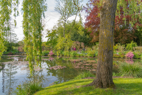Photography Giverny, France - 05 07 2019: The gardens of Claude Monet in Giverny