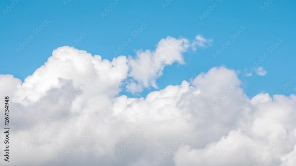 White clouds timelapse. Cloudy heaven at beautiful weather White clouds timelapse. Cloudy heaven at beautiful weather